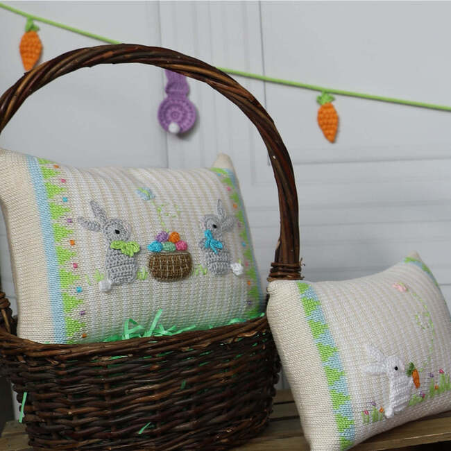 Easter Bunny Pillow - Decorative Pillows - 2