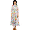 Women's Bazaar Dress, Cool Blue - Dresses - 1 - thumbnail