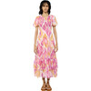 Women's Quant Dress, Rose - Dresses - 1 - thumbnail