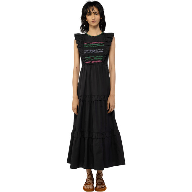 Women's Iris Dress, Black - Dresses - 1