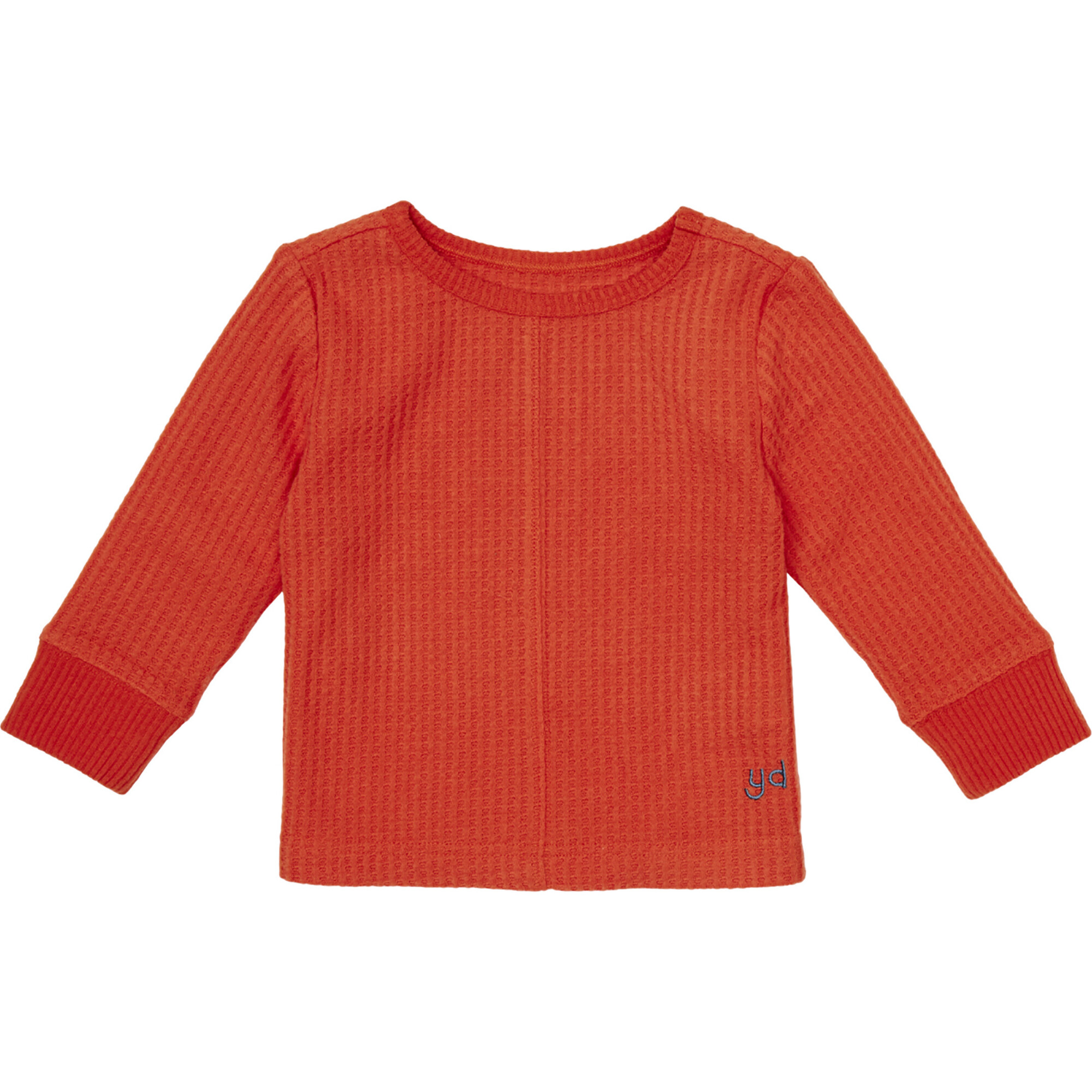 Helsinki Long Sleeve Shirt, Spicy Orange - T-Shirts - 1
