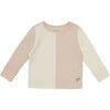 Helsinki Long Sleeve Shirt, Tofu And Cream Tan - T-Shirts - 1 - thumbnail