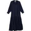 Women's Sienna Maxi Dress, Solid Black - Dresses - 1 - thumbnail