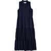 Women's Sienna Maxi Dress, Solid Black - Dresses - 1 - thumbnail