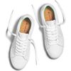 Women's SALVAS Leather Sneaker, White - Sneakers - 5