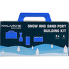 Snow and Sand Fort Building Kit, 4 Pieces, Blue - Outdoor Games - 1 - thumbnail