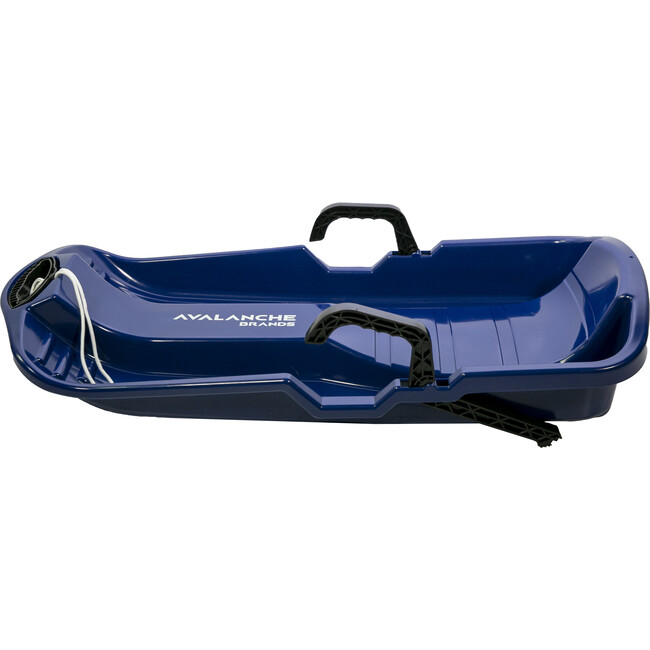 Downhill Kids Snow Sled With Brake, Blue - Snow Tubes - 1