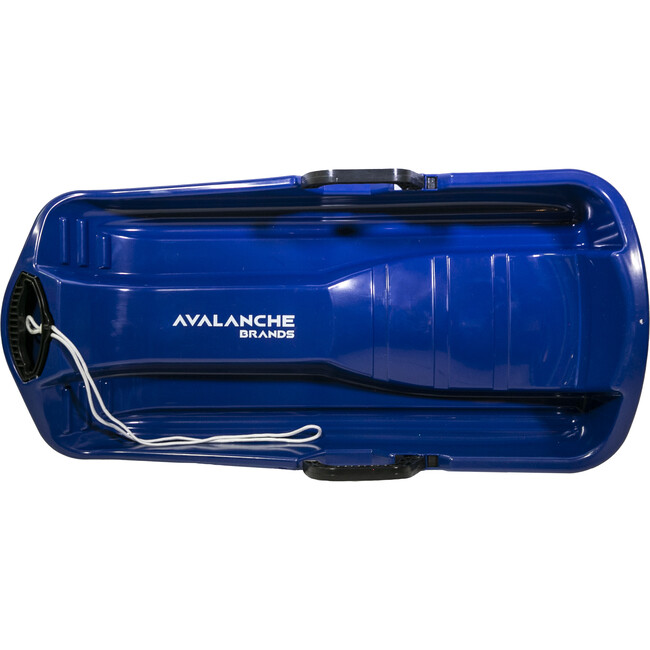 Downhill Kids Snow Sled With Brake, Blue - Sleds - 2