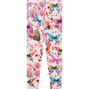 Watercolor Butterfly Short Sleeve Basic Pajama, Pink - Pajamas - 2