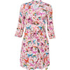 Watercolor Butterfly Robe, Pink - Pajamas - 1 - thumbnail