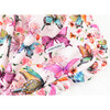 Watercolor Butterfly  Ruffled Hooded Towel, Pink - Bath Towels - 2
