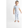 Franklin Short Sleeve Basic Pajama, Beige - Pajamas - 3 - thumbnail