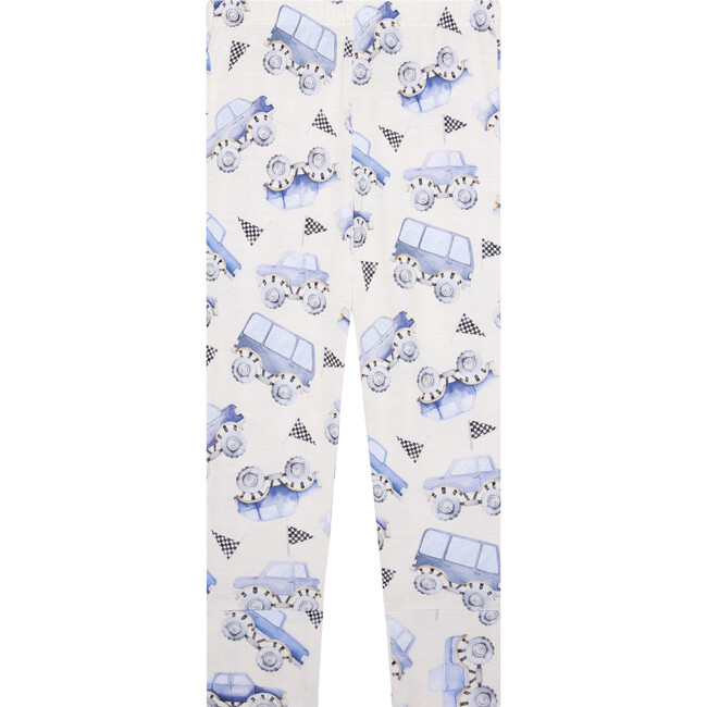Franklin Short Sleeve Basic Pajama, Beige - Pajamas - 4