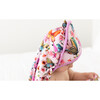 Watercolor Butterfly  Ruffled Hooded Towel, Pink - Bath Towels - 4