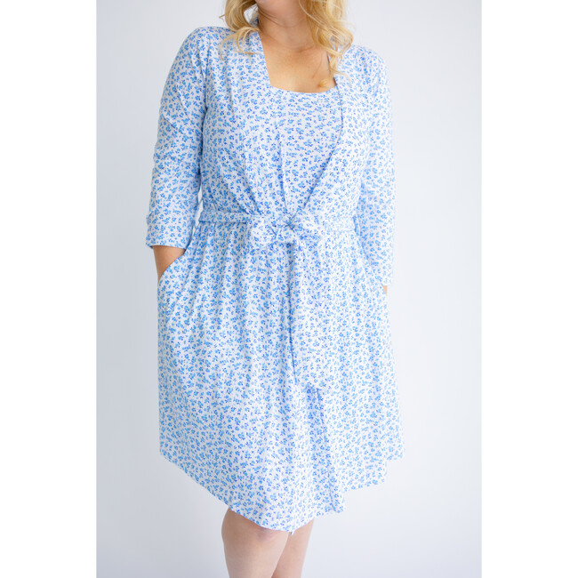 Women's Andina Robe, White - Pajamas - 2