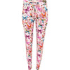 Watercolor Butterfly Women's Short Sleeve Scoop Neck & Jogger Pajama, Pink - Pajamas - 7