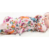 Watercolor Butterfly Tie Front Ruffled Kimono, Pink - Pajamas - 5