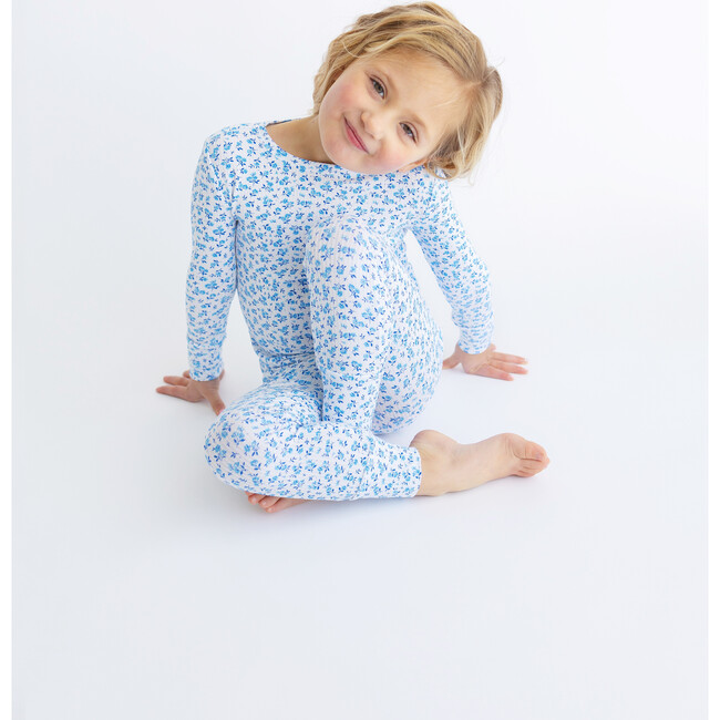 Andina Long Sleeve Basic Pajama , White - Pajamas - 3