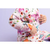 Watercolor Butterfly Footless Zippered One Piece, Pink - Onesies - 9