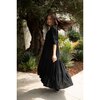 Women's Sienna Maxi Dress, Solid Black - Dresses - 2