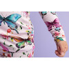 Watercolor Butterfly Long Sleeve Basic Pajama, Pink - Pajamas - 4