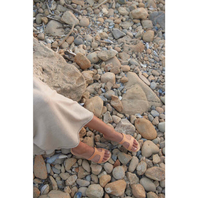Women's Santorini Tanned Leather Sandal, Natural - Sandals - 2