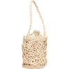 Women's Edie Knitted Rafia Tote, Natural - Bags - 3