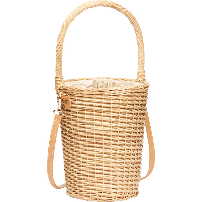 Women's Zoey Wicker Basket Bag, Natural - Bags - 3