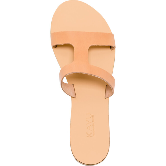 Women's Santorini Tanned Leather Sandal, Natural - Sandals - 3