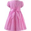 Ditsy Floral Smocked Dress With Ricrac Details, Pink - Dresses - 2