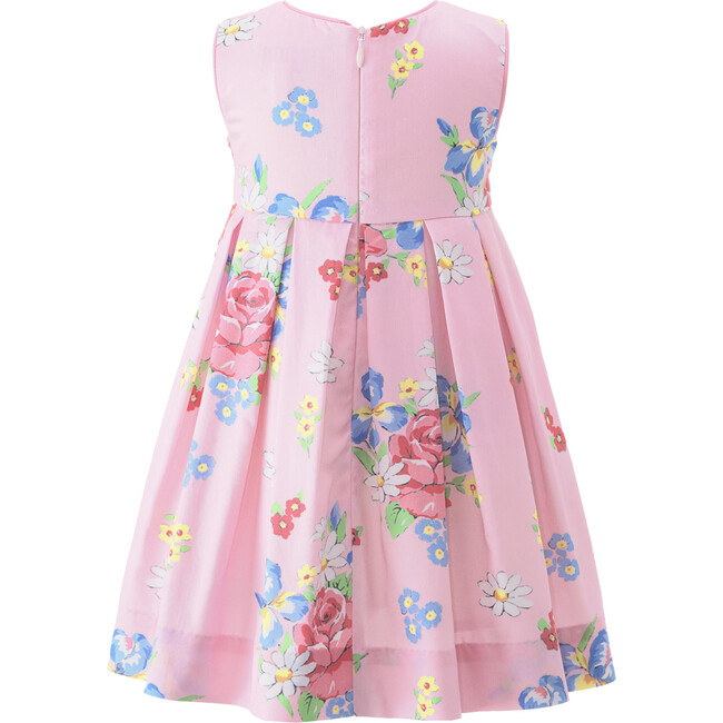 Rose Bouquet Dress And Bloomers, Pink - Dresses - 3
