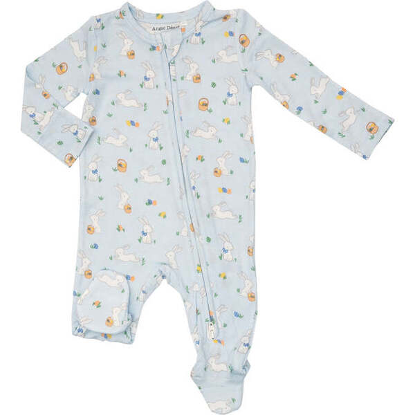 Leaping Bunnies Ruffle Footie