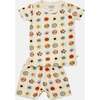 Shorts Pajama Set, Multicolor Suns - Mixed Apparel Set - 1 - thumbnail