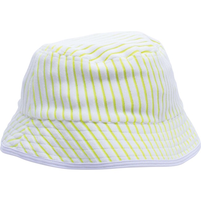 Terry Sun Bucket Hat, Lemon Stripe