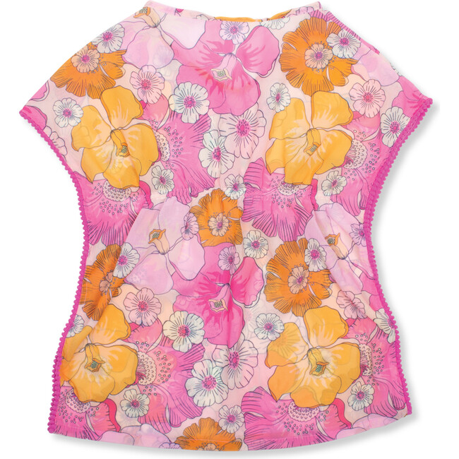 Cover-Up Kaftan, Blooming Hibiscus - Cover-Ups - 2