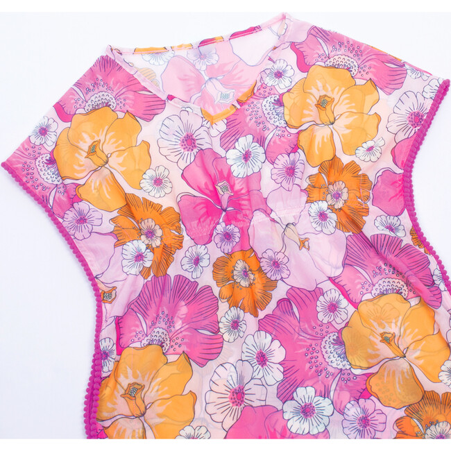 Cover-Up Kaftan, Blooming Hibiscus - Cover-Ups - 3