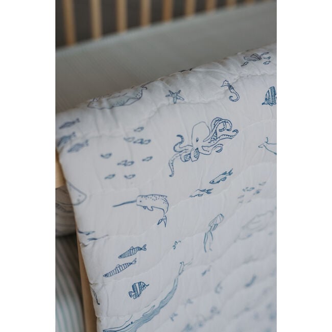 Chambray Blanket, Life Aquatic - Blankets - 5