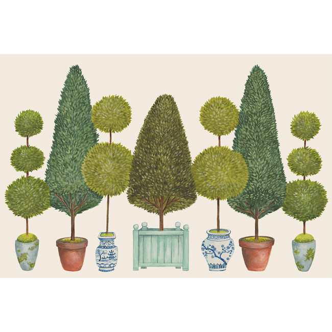 Topiary Garden Placemat, Multi