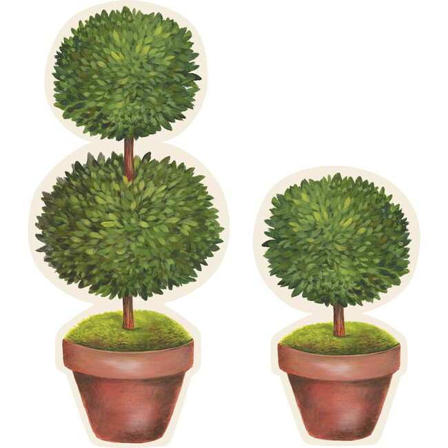 Die-Cut Topiary Pair Placemat, Multi