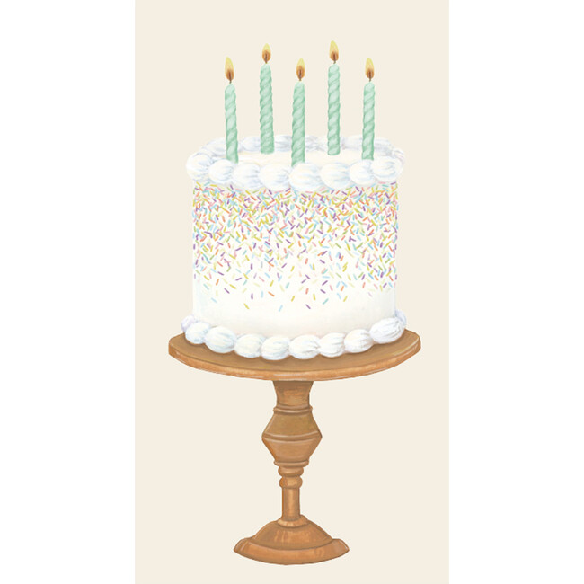 Birthday Cake Guest Napkin, Multi - Party - 1