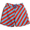 Surf Maasai Madras Print Shorts, Waze Mix - Swim Trunks - 1 - thumbnail