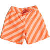 Surf Maasai Madras Print Shorts, Sedona Mix - Swim Trunks - 1 - thumbnail