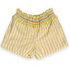 Sofia Smocked Walking Shorts, Aloe - Shorts - 1 - thumbnail