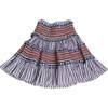 Sofia Smocked Midi Skirt, Fuzz - Skirts - 1 - thumbnail