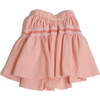 Pia Dropped Waist Smocked Skirt, Cone - Skirts - 1 - thumbnail