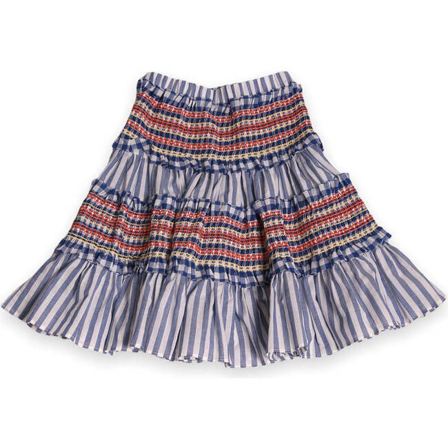 Sofia Smocked Midi Skirt, Fuzz - Skirts - 2