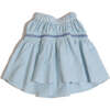 Pia Dropped Waist Smocked Skirt, Waze - Skirts - 1 - thumbnail