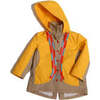 Patchwork Padded Rain Coat, Yield Mix - Raincoats - 1 - thumbnail