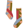 Kite Mismatched Statement Socks, Aloe Mix - Socks - 1 - thumbnail