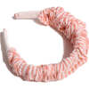 Harriet Ruched Seersucker Headband, Cone - Hair Accessories - 1 - thumbnail